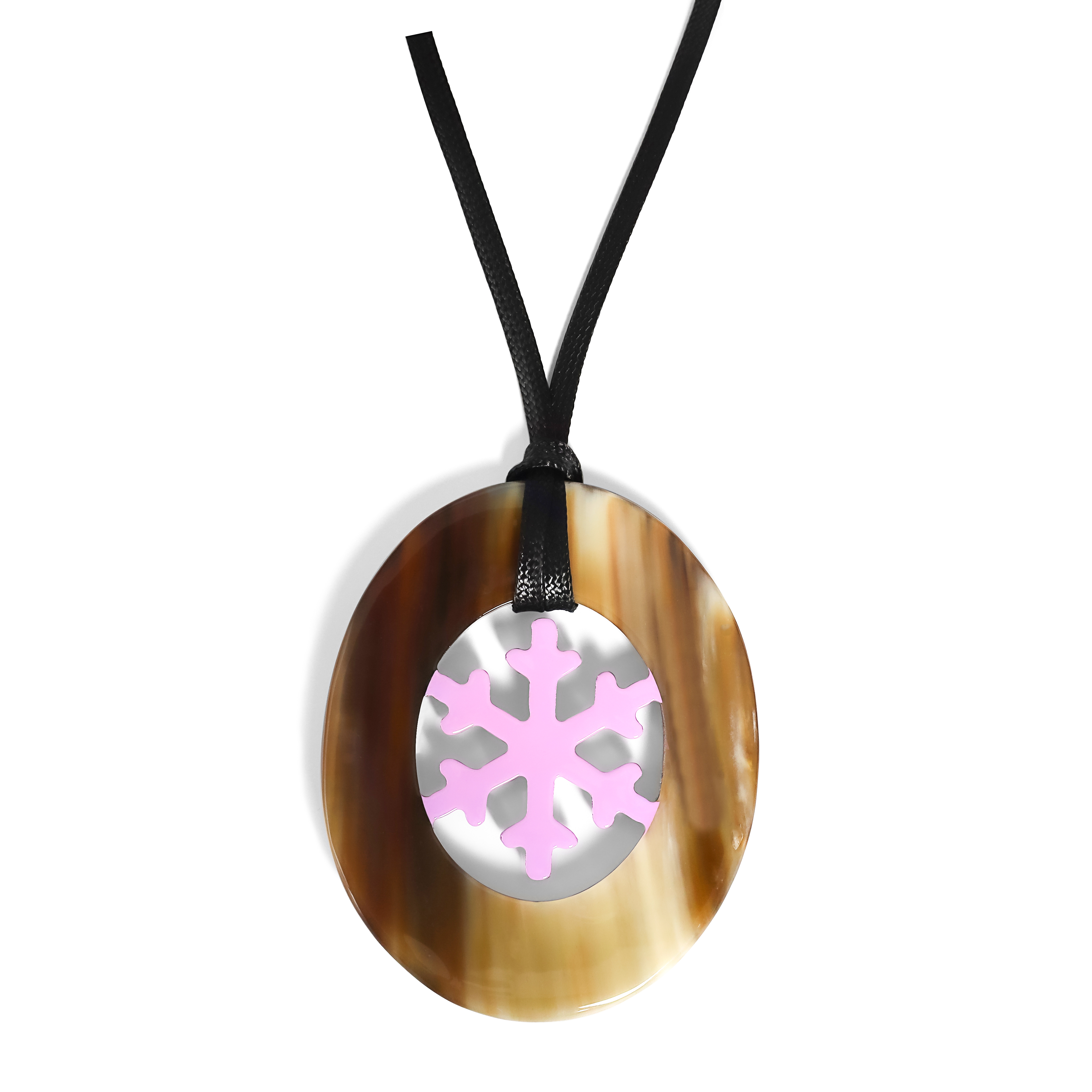 Buffalo Horn Lacquer Pendant Jewelry