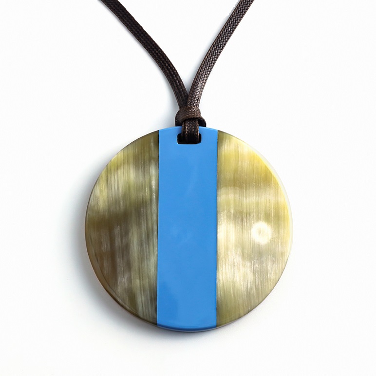 Buffalo Horn Lacquer Pendant Jewelry