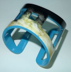Lacquered Horn Bangle Bracelet