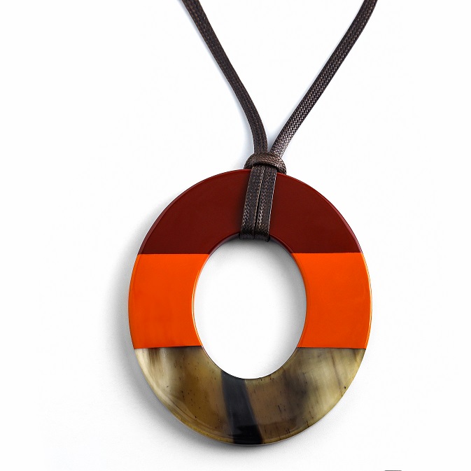 Buffalo Horn Lacquer Necklace Jewelry