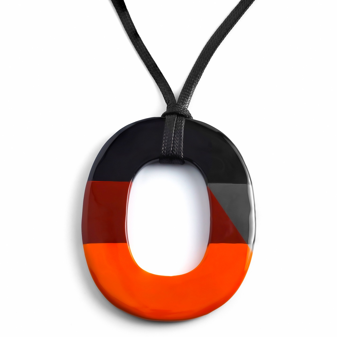 Buffalo Horn Lacquer Pendant Jewelry