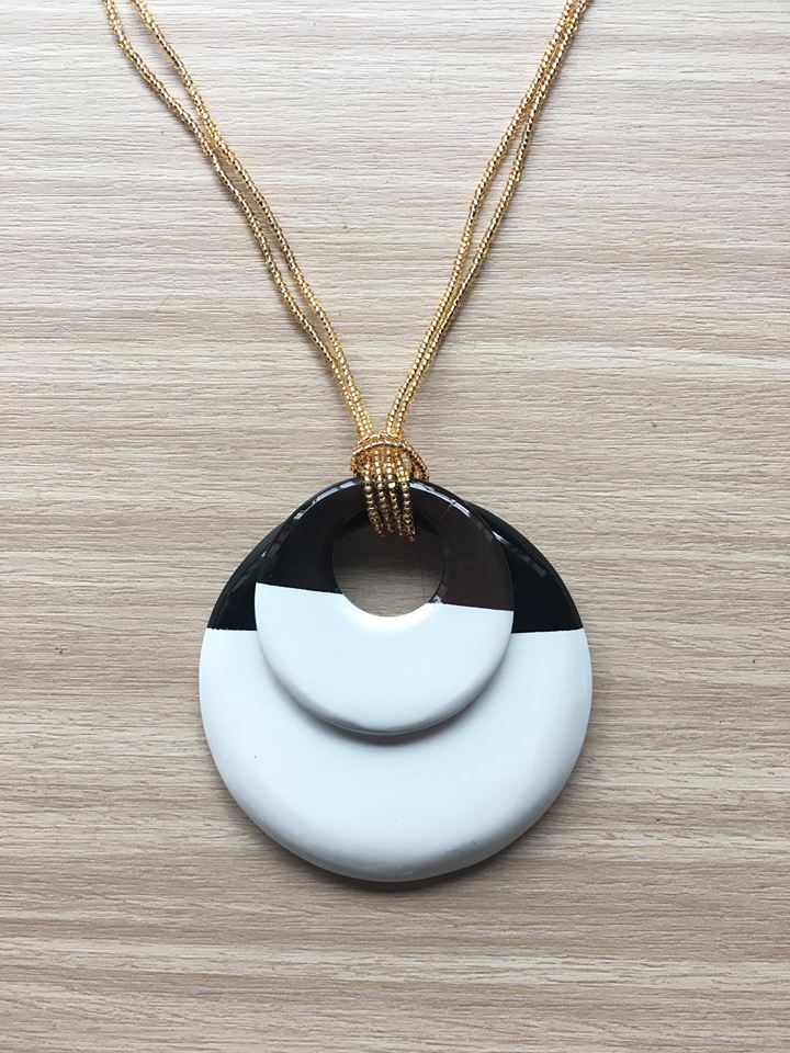 Buffalo Horn Lacquer Pendant Jewelry