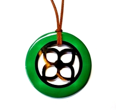 Buffalo Horn Lacquer Necklace Jewelry