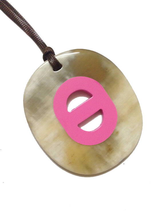 Buffalo Horn Lacquer Pendant Jewelry