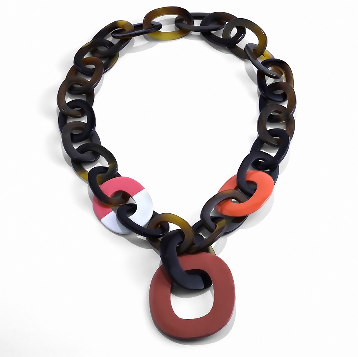 Buffalo Horn Lacquer Necklace Jewelry