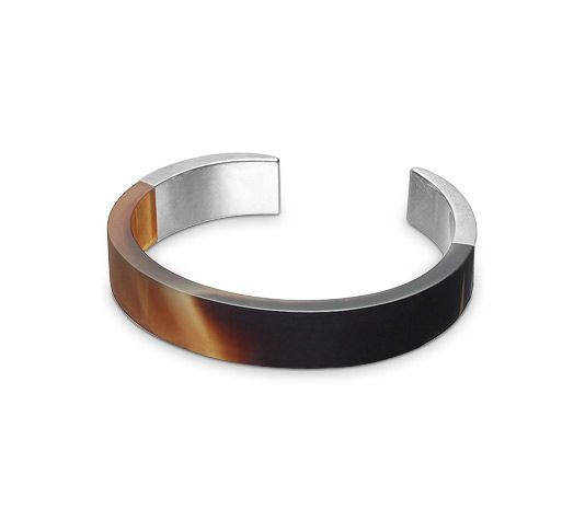 Lacquered Horn Bangle Bracelet