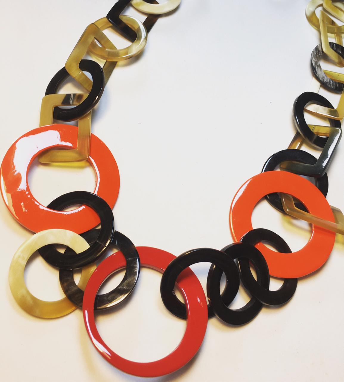 Buffalo Horn Lacquer Necklace Jewelry Buffalo Horn Lacquer Necklace Jewelry